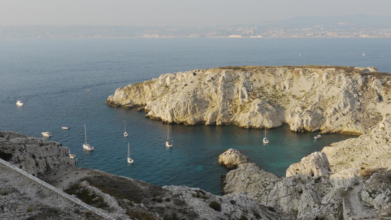 Apartmán Les Pieds Dans L'Eau Sur L'Ile Du Frioul Marseille Exteriér fotografie