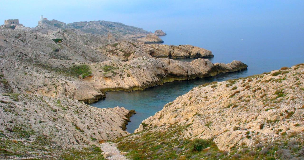 Apartmán Les Pieds Dans L'Eau Sur L'Ile Du Frioul Marseille Exteriér fotografie